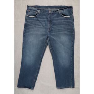 Levi Strauss 559 Womens Denim Blue Cropped Jeans Size W 45 L 41